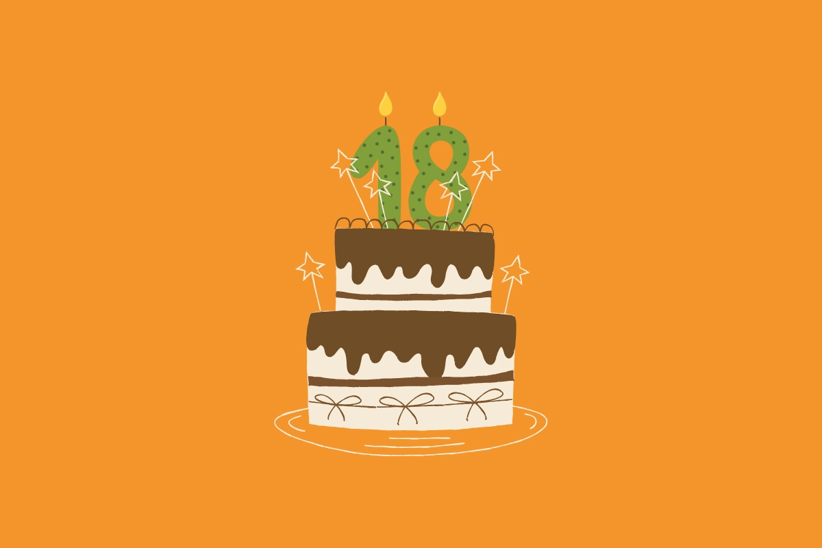 Mi hijo cumple 18 años