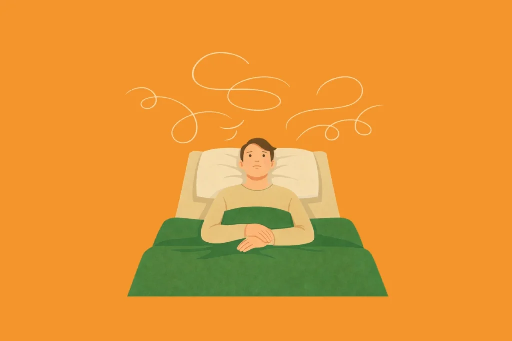 No puedo dejar de pensar por la noche y ansiedad nocturna